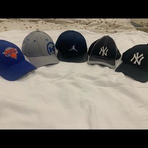 5 kids baseball hats